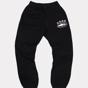 Pantalon de Survêtement Corteiz 4Starz Alcatraz Noir